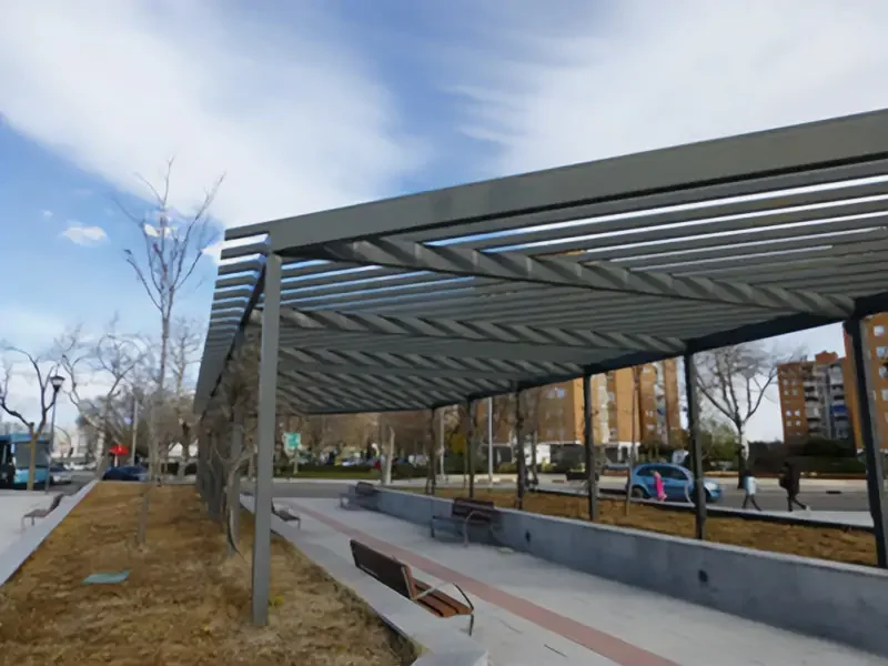 Estructura de hierro